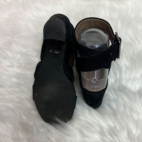 Vionic Womens Perk Blaire Black Suede Ankle Strap Heels Size 6Medium (B, M) B22B - Picture 11 of 13